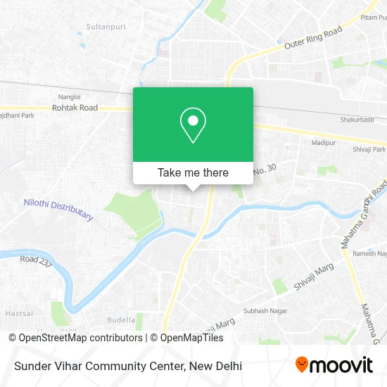Sunder Vihar Community Center map