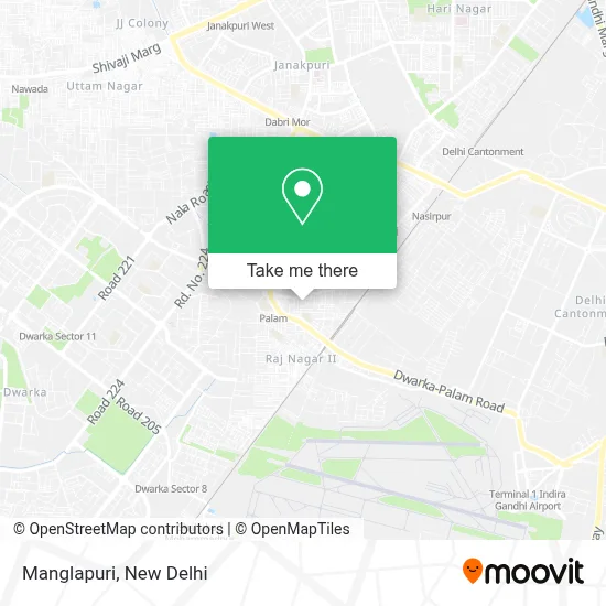 Manglapuri map