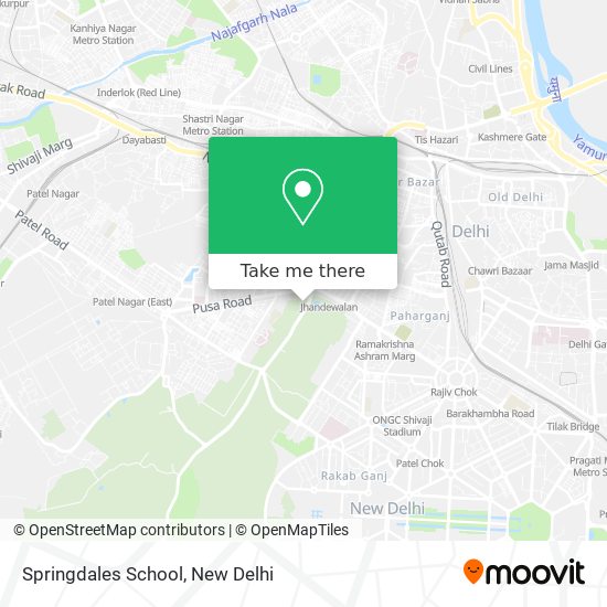 Springdales School map