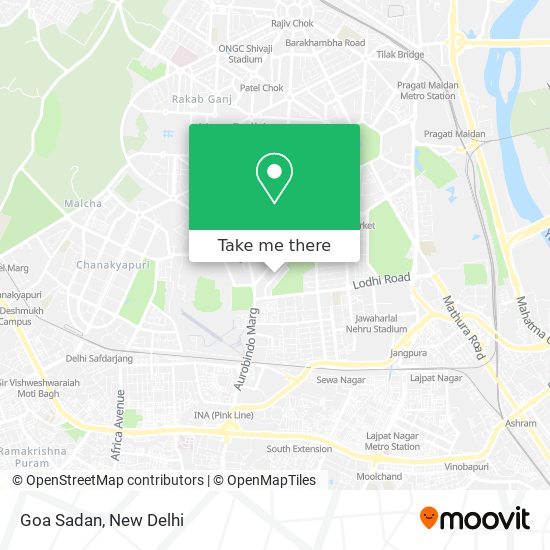 Goa Sadan map