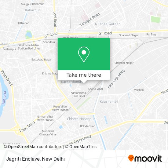 Jagriti Enclave map