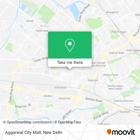 Aggarwal City Mall map