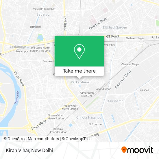 Kiran Vihar map