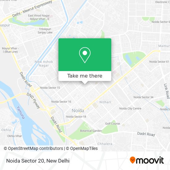 Noida Sector 20 map