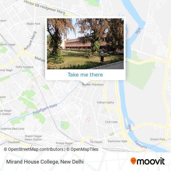Mirand House College map