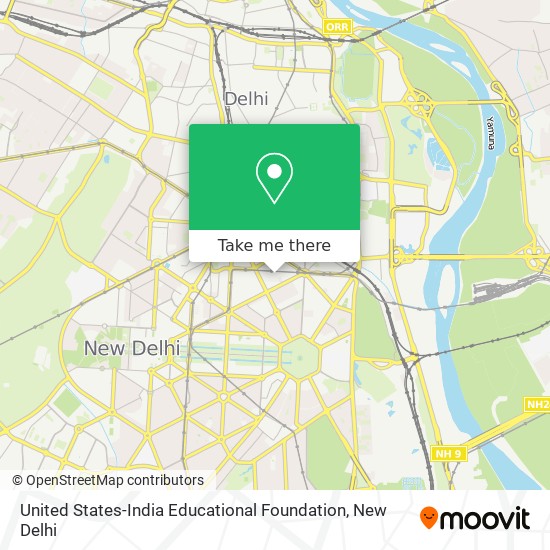 United States-India Educational Foundation map