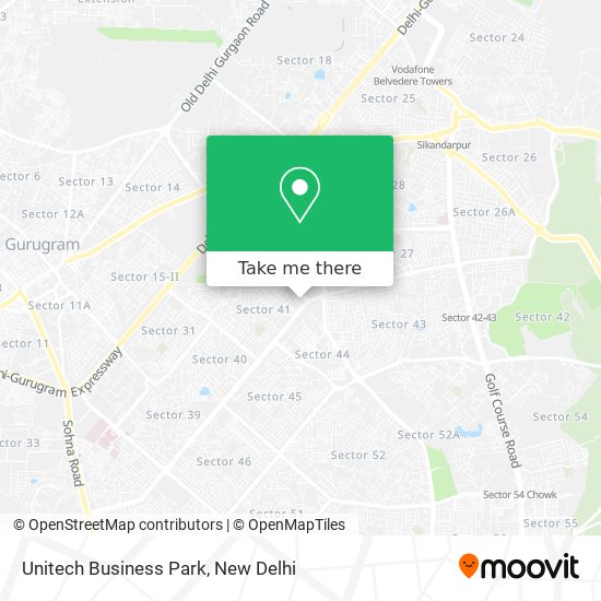 Unitech Business Park map