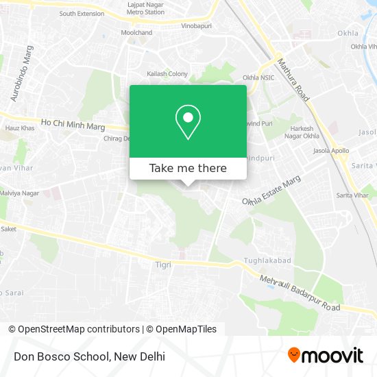 Don Bosco School map