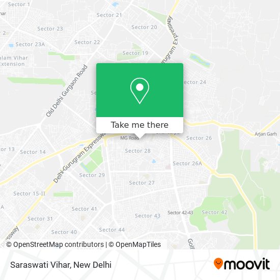 Saraswati Vihar map