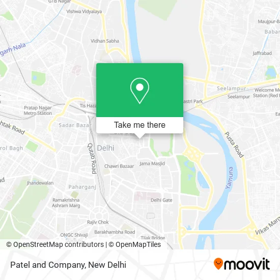Patel and Company map