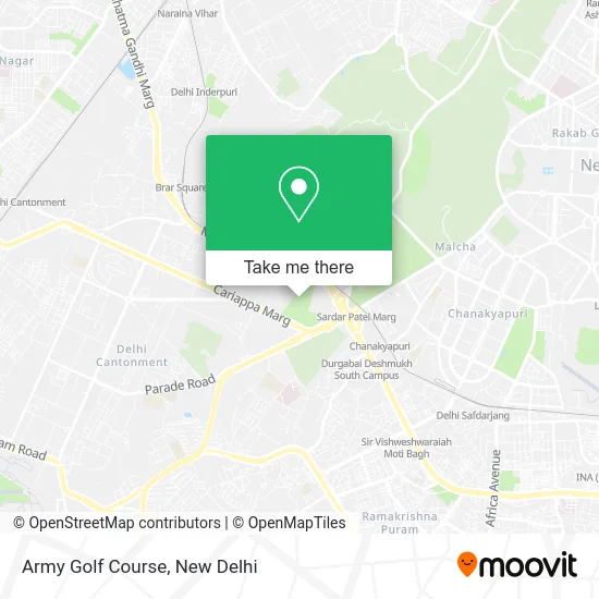 Army Golf Course map
