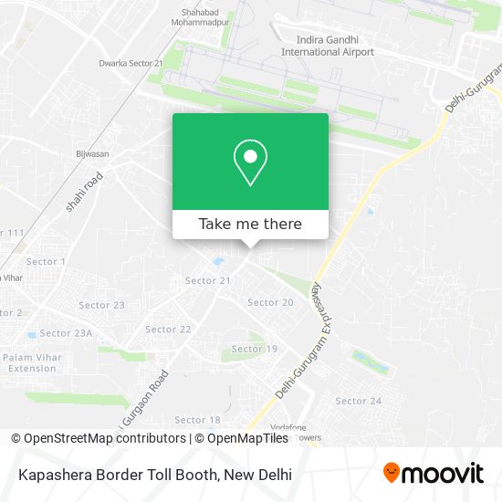 Kapashera Border Toll Booth map