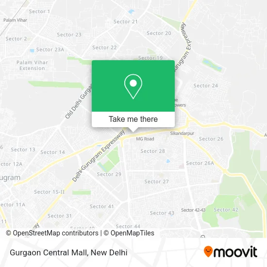 Gurgaon Central Mall map