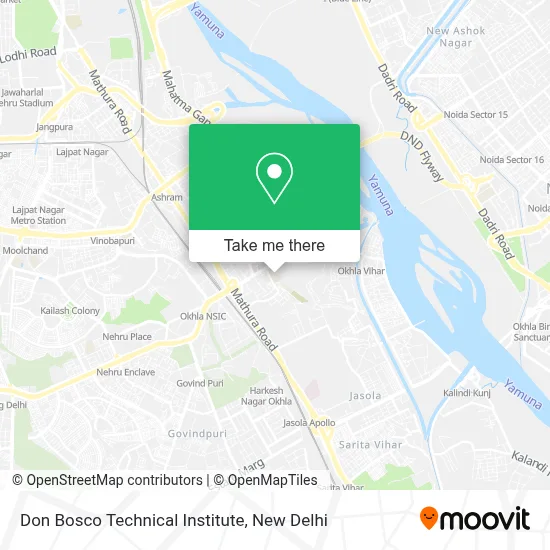 Don Bosco Technical Institute map