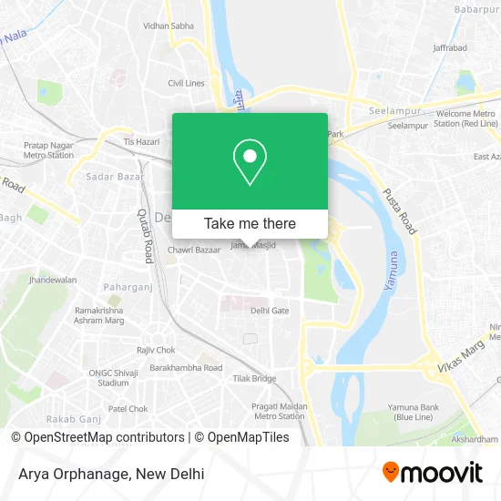Arya Orphanage map