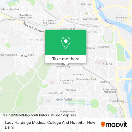 Lady Hardinge Medical College And Hospital map