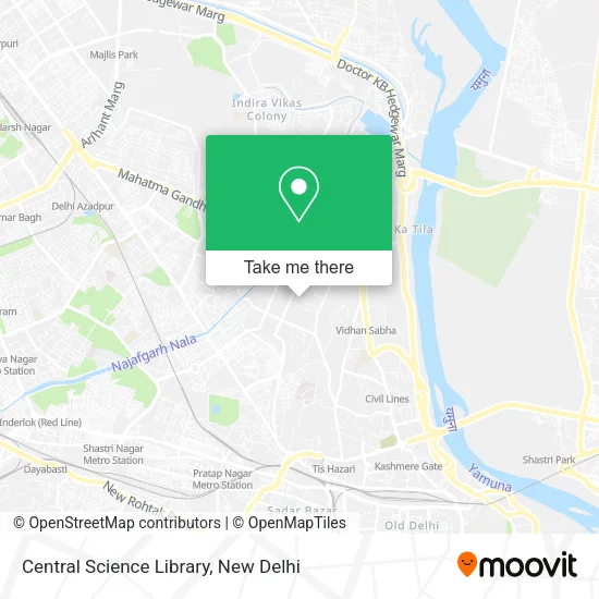Central Science Library map