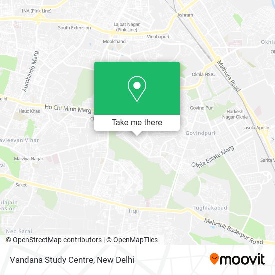 Vandana Study Centre map