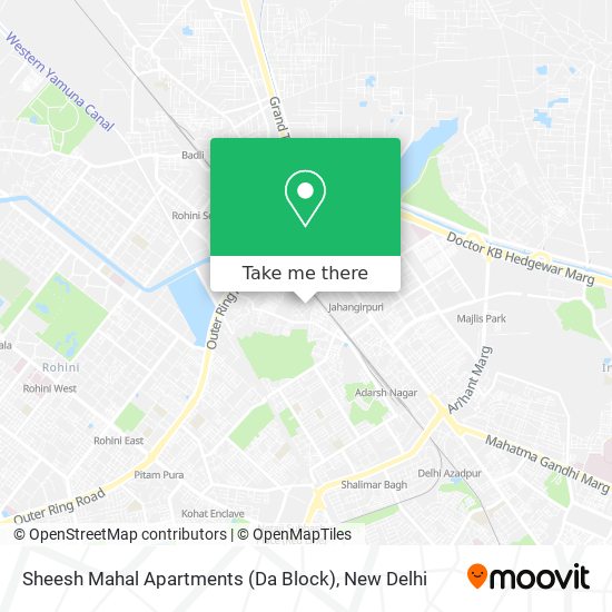 Sheesh Mahal Apartments (Da Block) map