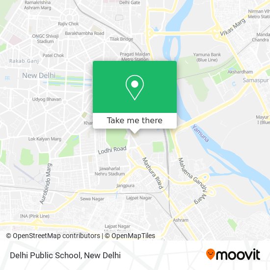 Delhi Public School map