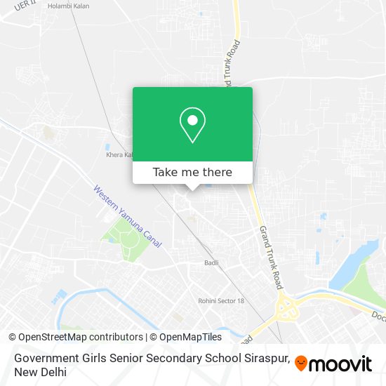Government Girls Senior Secondary School Siraspur map