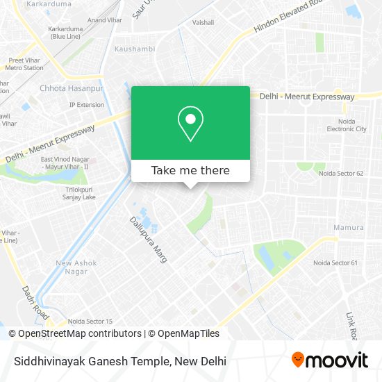 Siddhivinayak Ganesh Temple map