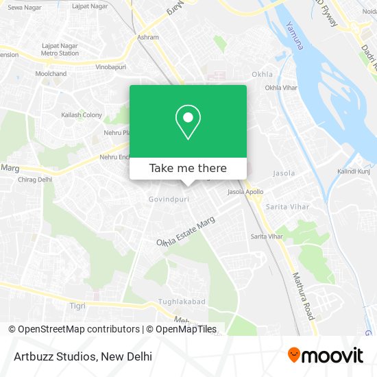 Artbuzz Studios map