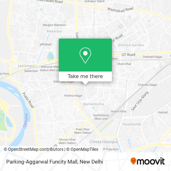 Parking-Aggarwal Funcity Mall map