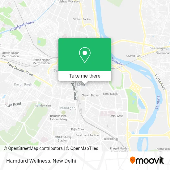 Hamdard Wellness map