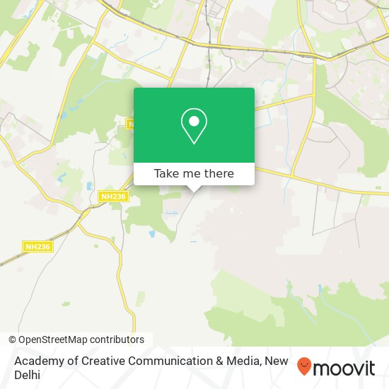 Academy of Creative Communication & Media map