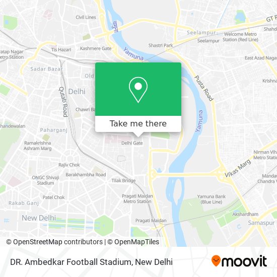 DR. Ambedkar Football Stadium map