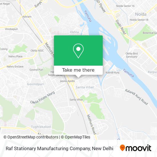 Raf Stationary Manufacturing Company map