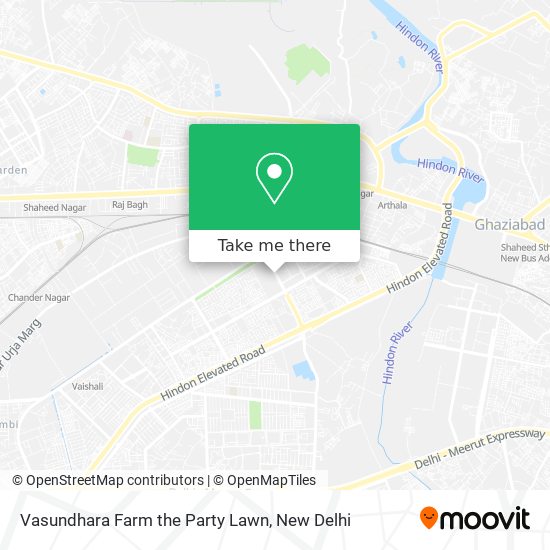 Vasundhara Farm the Party Lawn map