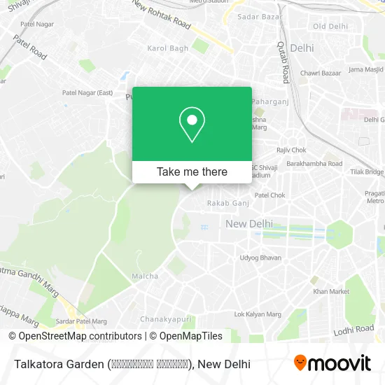Talkatora Garden (तालकटोरा गार्डन) map