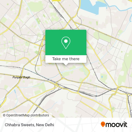 Chhabra Sweets map