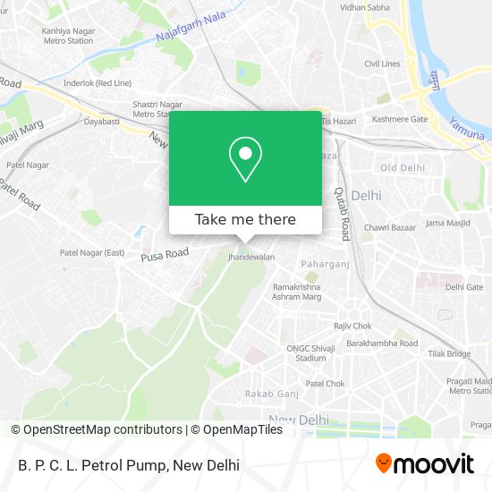 B. P. C. L. Petrol Pump map