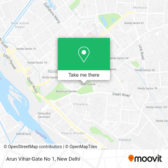 Arun Vihar-Gate No 1 map