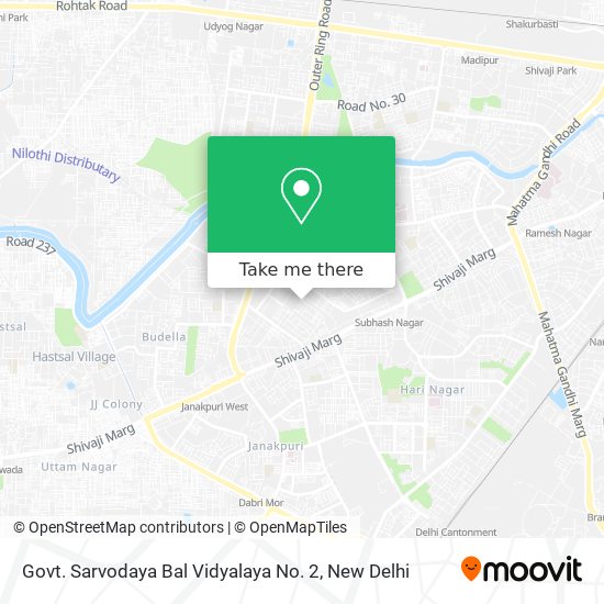 Govt. Sarvodaya Bal Vidyalaya No. 2 map