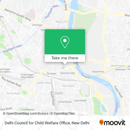 Delhi Council for Child Welfare Office map