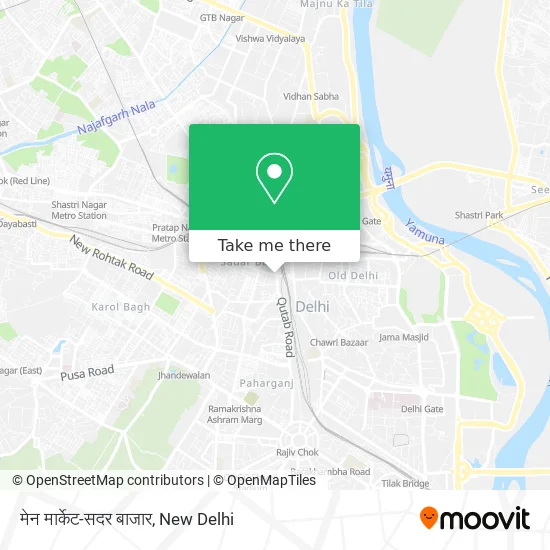 मेन मार्केट-सदर बाजार map