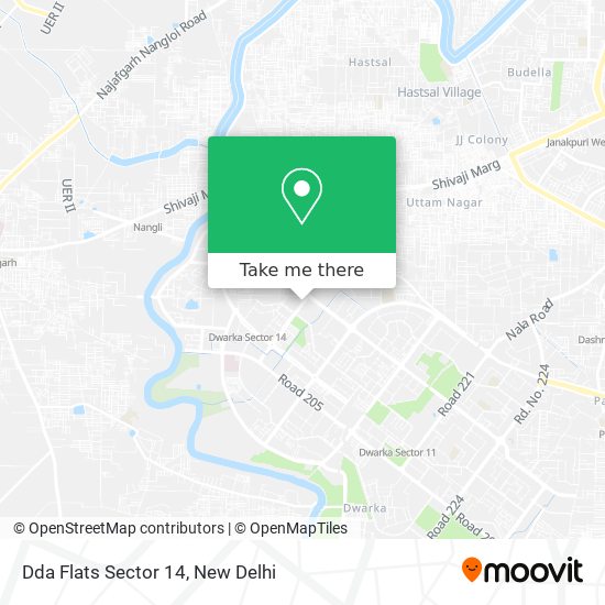 Dda Flats Sector 14 map