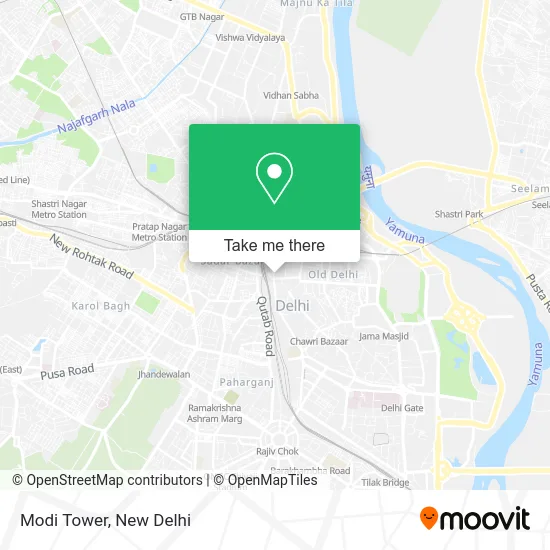 Modi Tower map