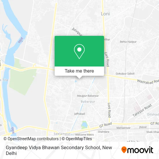 Gyandeep Vidya Bhawan Secondary School map