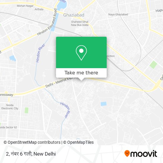 2, नंबर 6 गली map