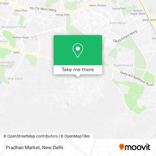 Pradhan Market map