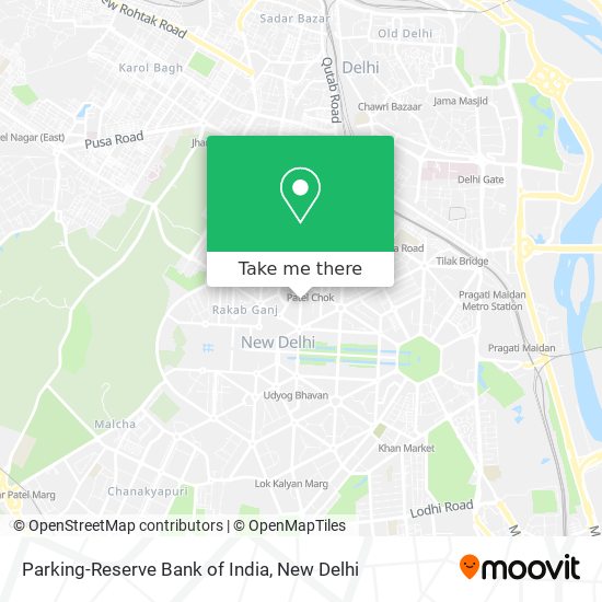 Parking-Reserve Bank of India map