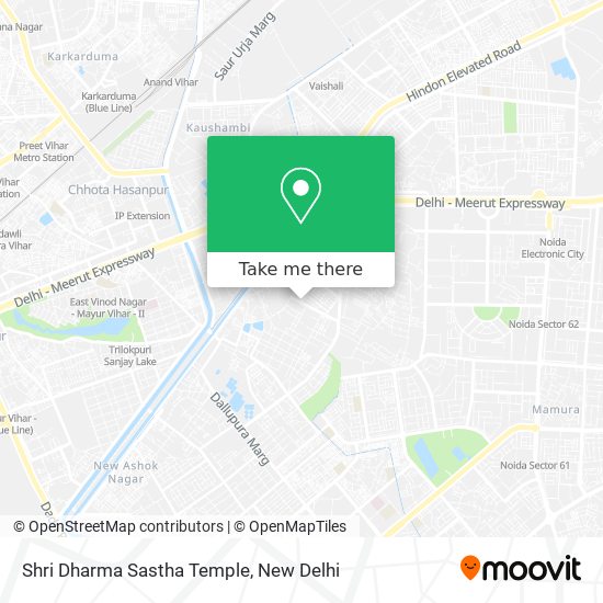 Shri Dharma Sastha Temple map