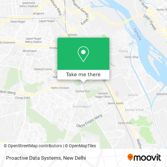 Proactive Data Systems map