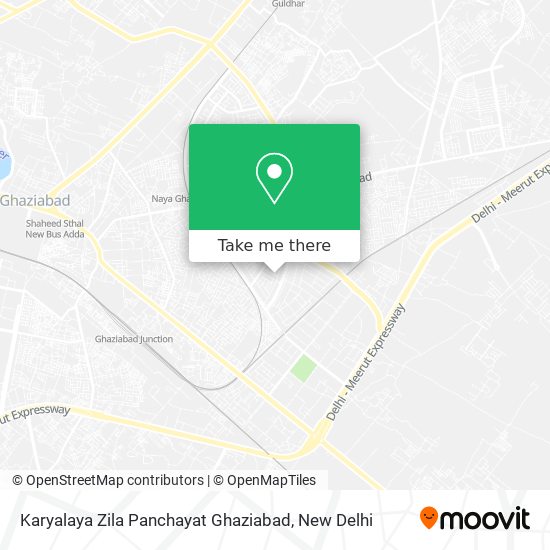 Karyalaya Zila Panchayat Ghaziabad map