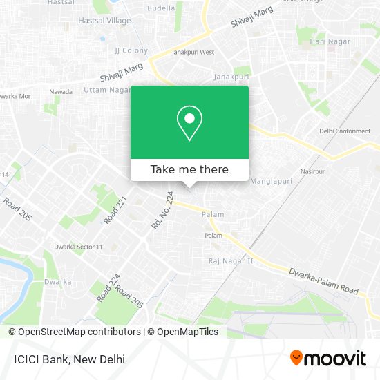 ICICI Bank map